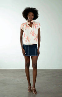 Never A Wallflower - Vicki Short Sleeve Top
