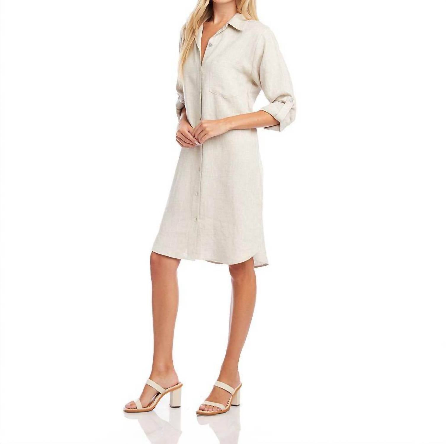 Karen Kane - Linen Shirtdress