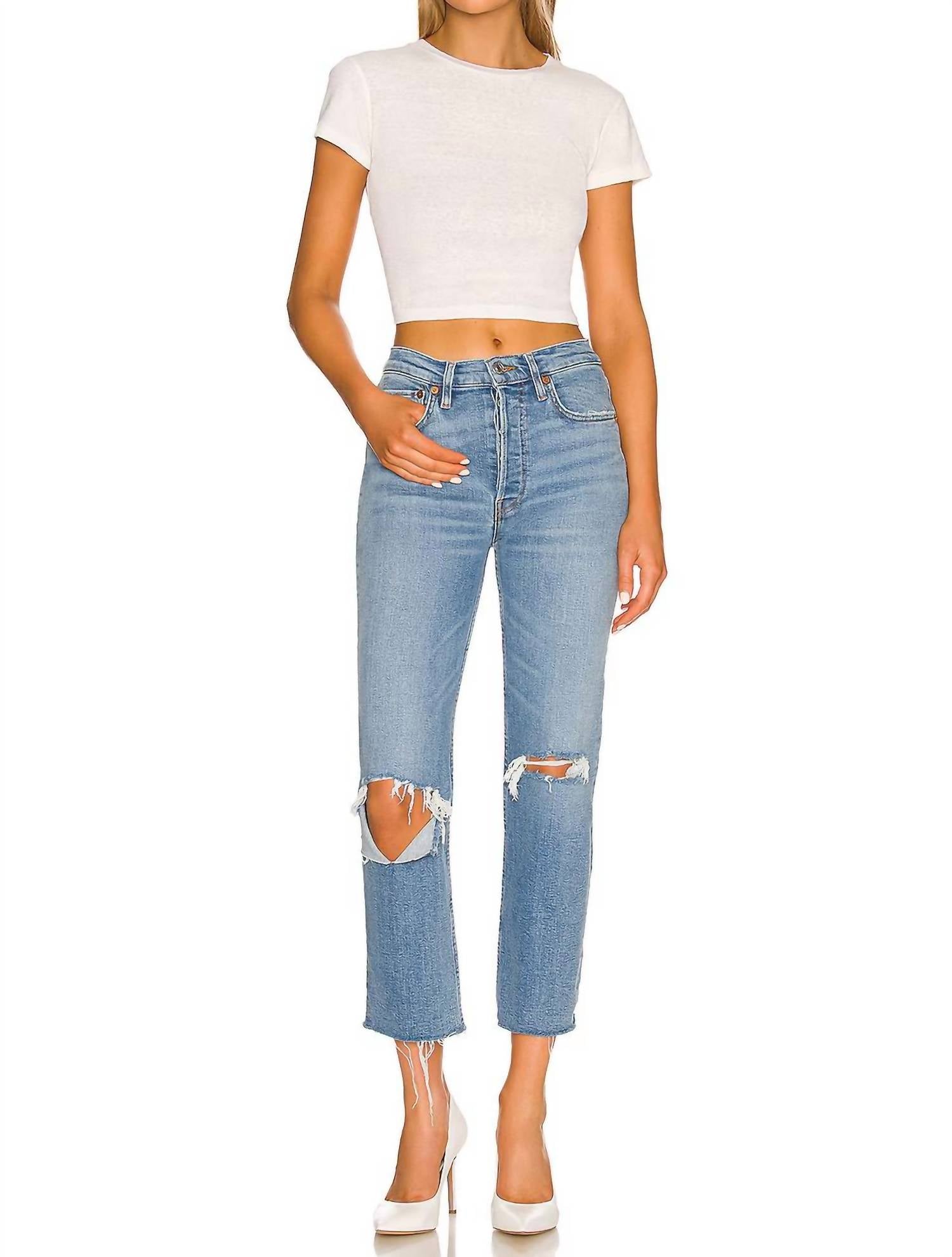Re/Done - 70s Stove Pipe Jeans