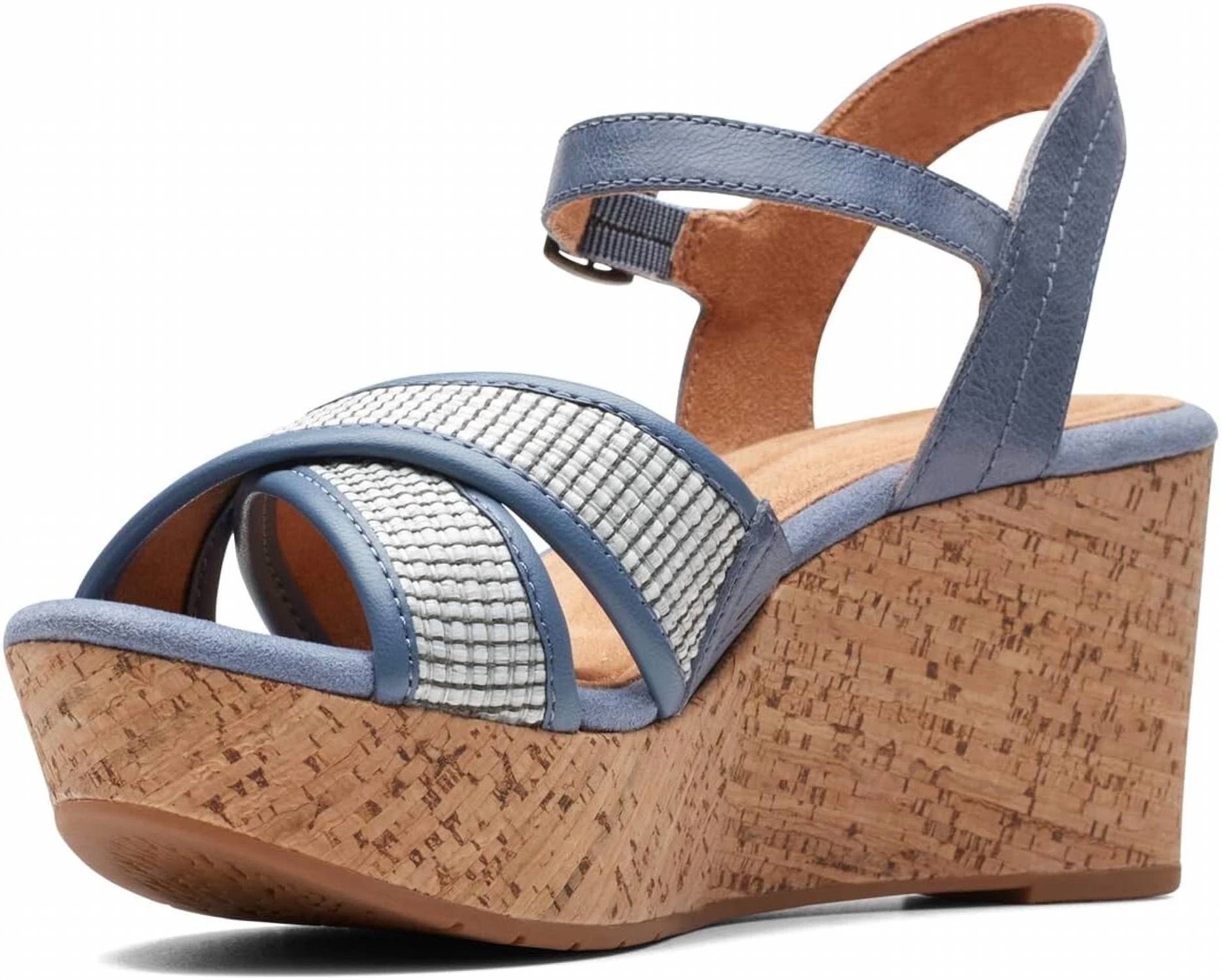 Clarks - Women's Elleri Plum Wedge Sandal