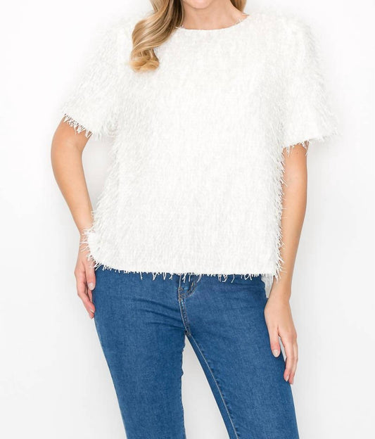 Joh - Winnae Eyelash Top