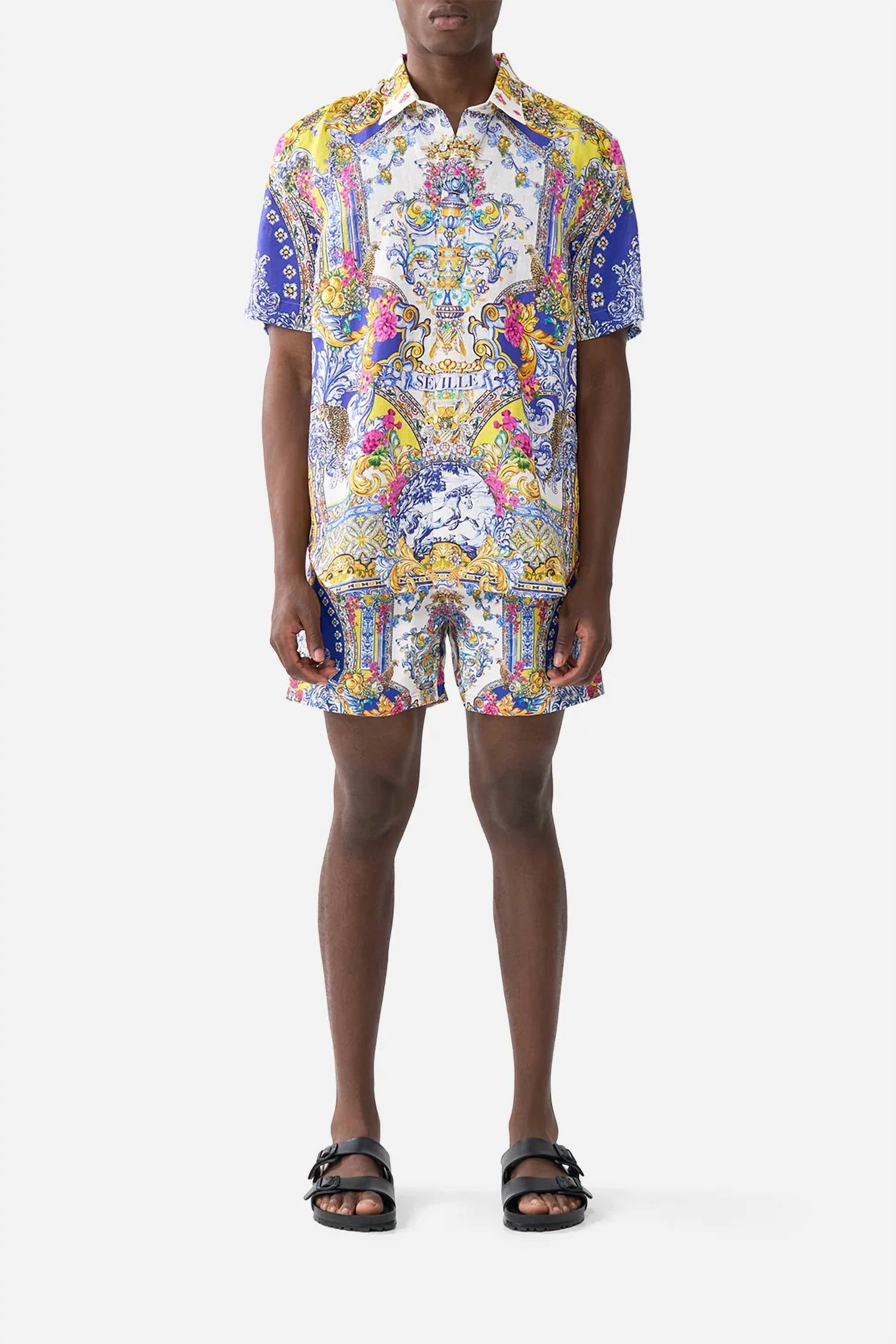 Camilla - Short Sleeve Oversized Shirt