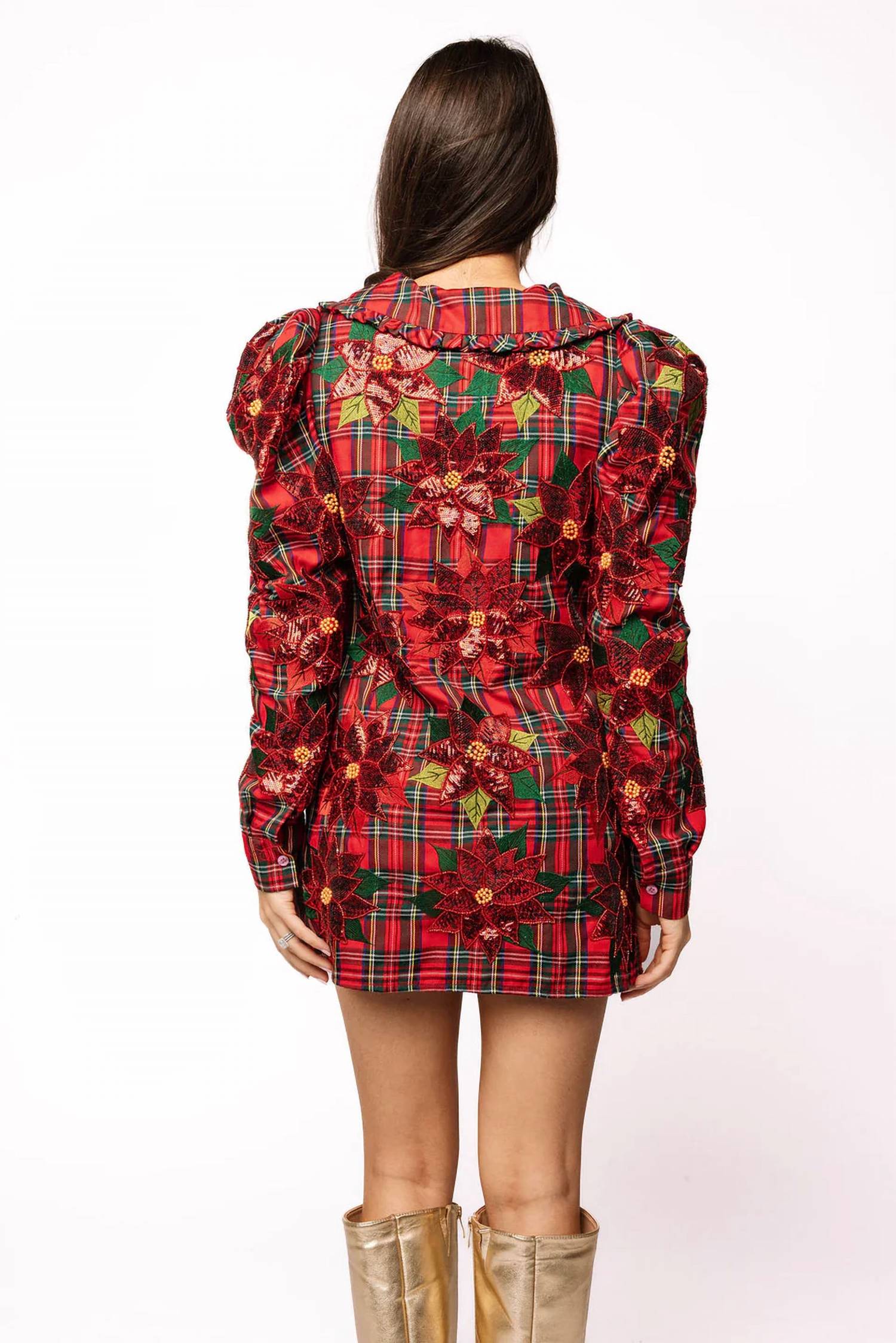 Queen Of Sparkles - Poinsettia Dress