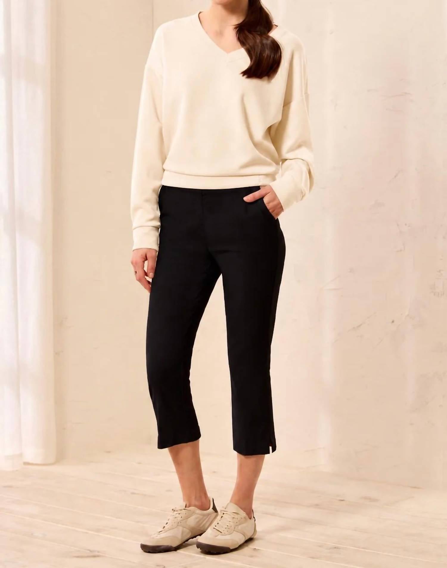 Tribal - Year Round Basics Flatten It Pull On Capris Pants