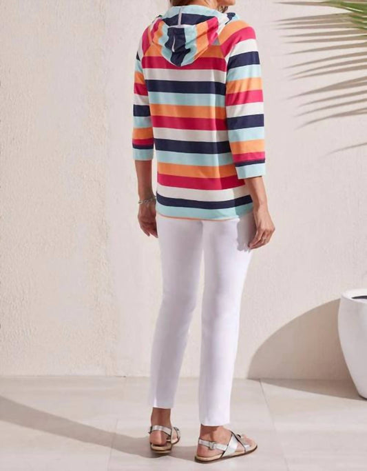 Tribal - Stripe Raglan Hoodie