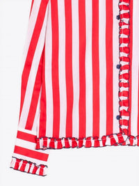Vilagallo - Ruffles Striped Shirt