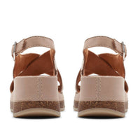 Clarks Women's Kassandra Step Sandals in sand nubuck - women's sandal - alternate view