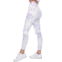 GOLDHAUS Smoke High Rise Leggings in violet - women's pants - alternate view