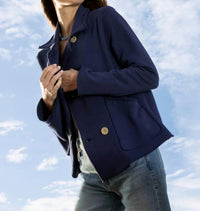 Dylan Women's Sutton Jacket in indigo - women's jacket - alternate view