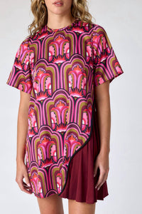 Crosby by Mollie Burch Graham Mini Dress in gatsby - women's dress - view 6
