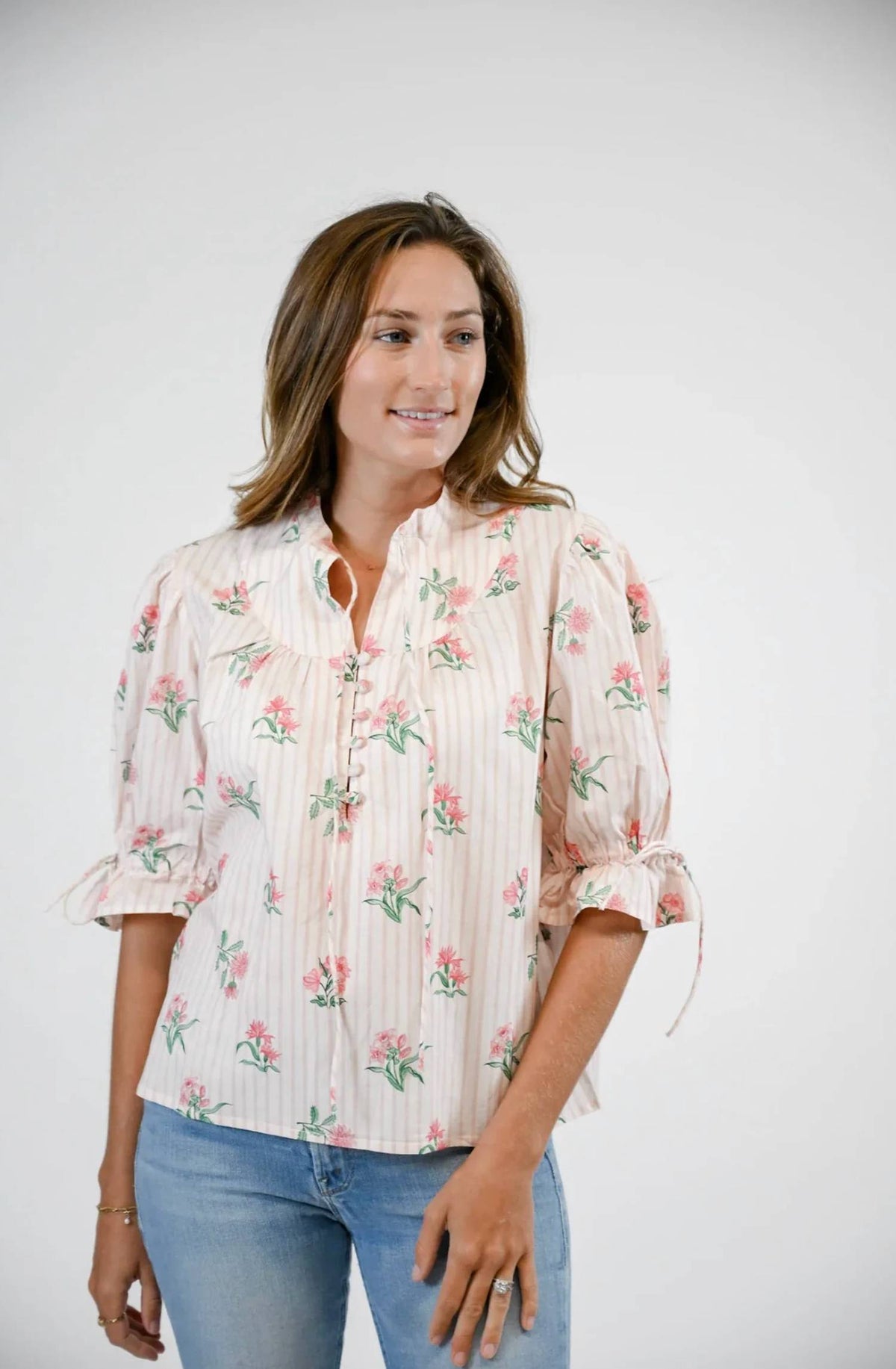 Victoria Dunn - Mia Button Front Blouse