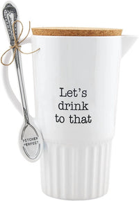 Mudpie - Melamine Pitcher Spoon Set