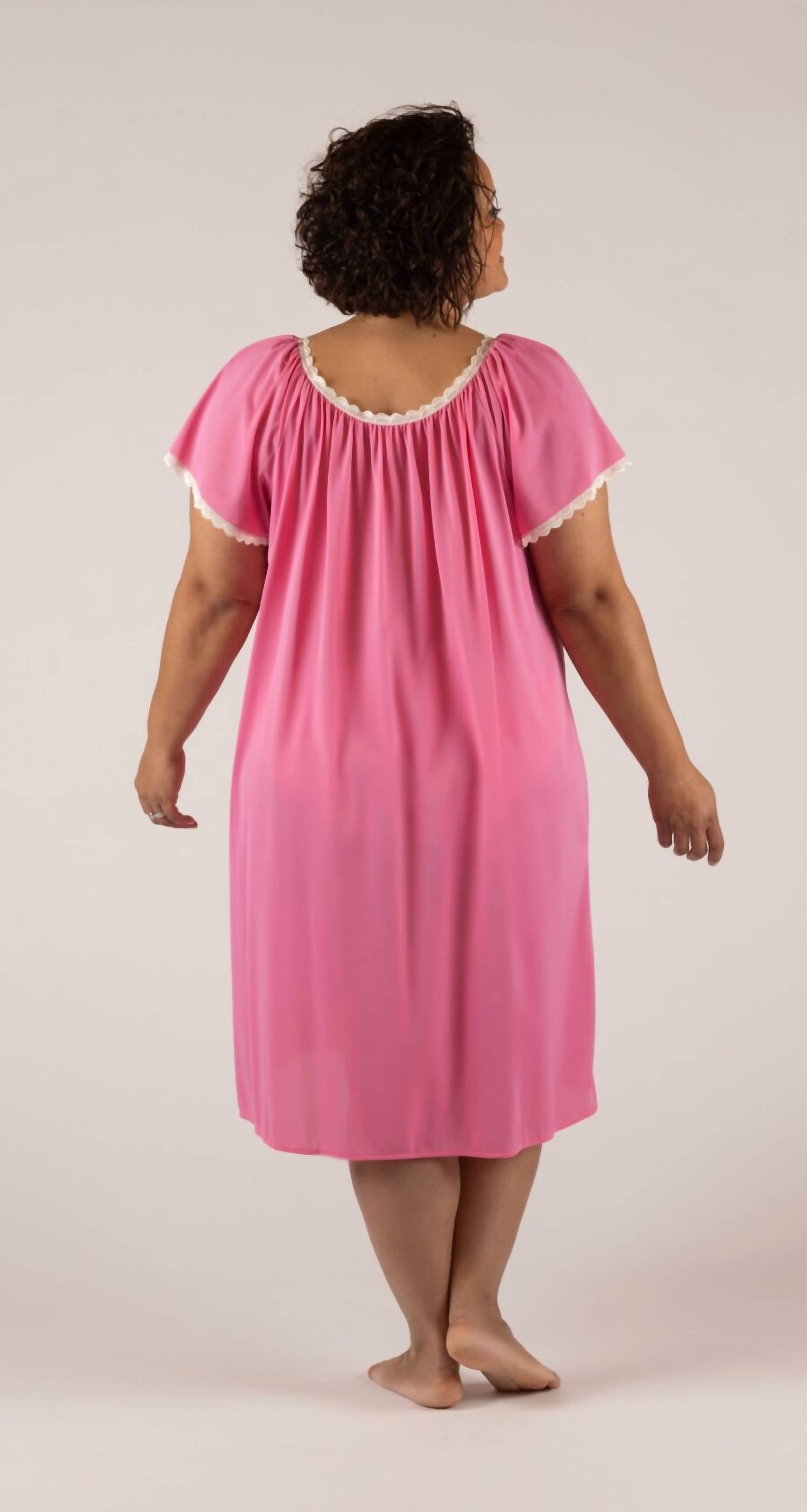Shadowline Lingerie - Cameo With Flutter Sleeve Short Nightgown