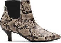 Clarks Women's Kepley Erin Chelsea Boot in med gray snake - women's shoe