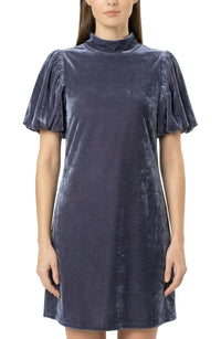 Area Stars - Women's Velvet Mock Neck Dress