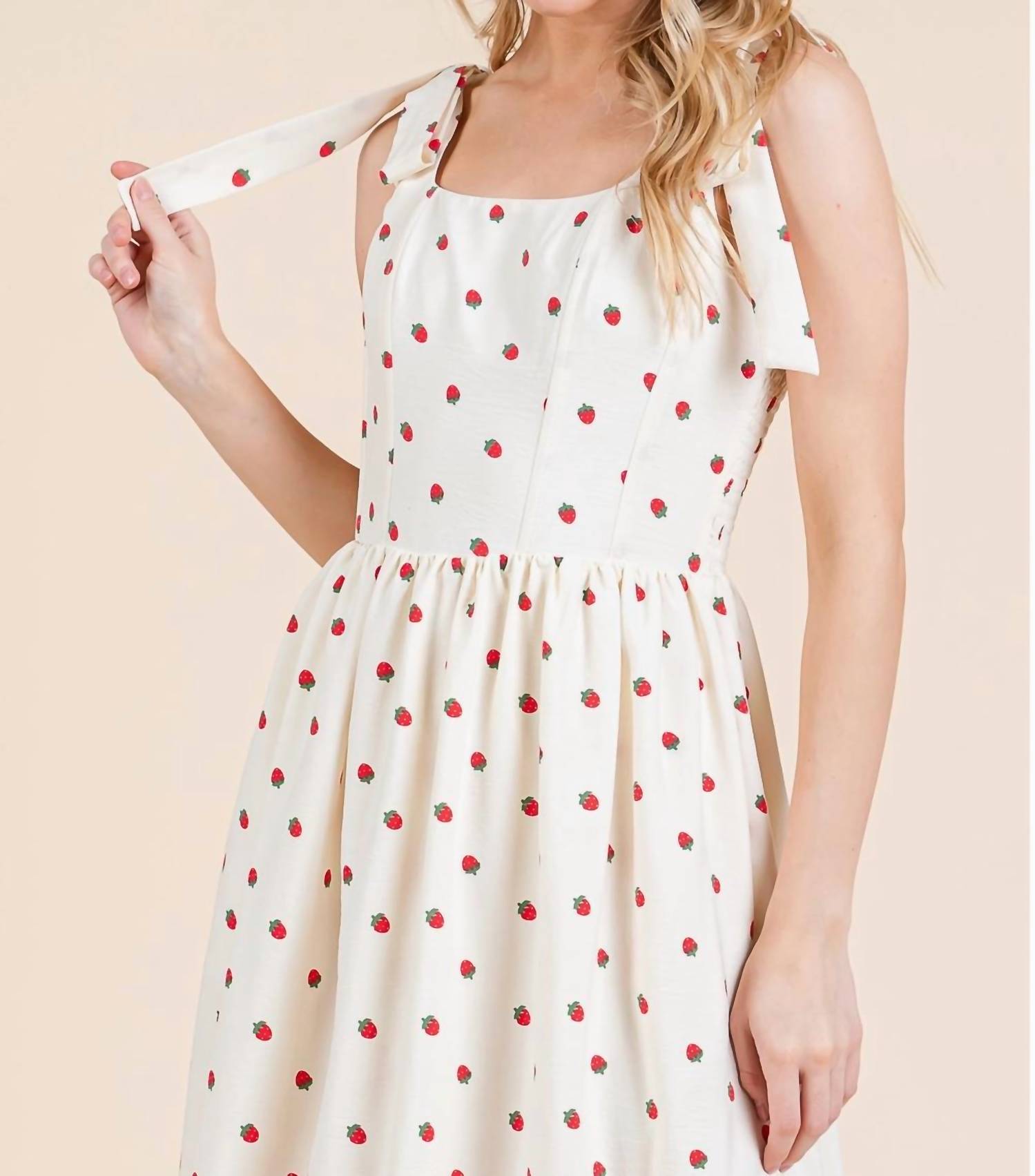 Geegee - Strawberry Fields Midi Sundress