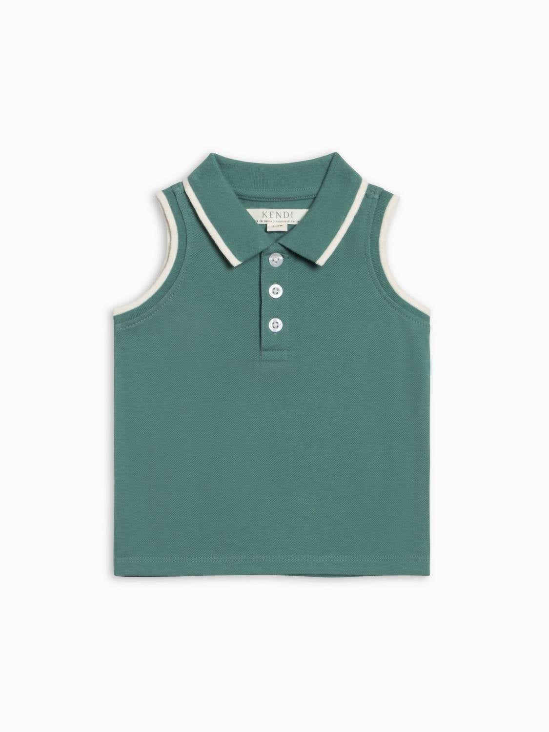 Colored Organics - Girls Annika Pique Polo Tank