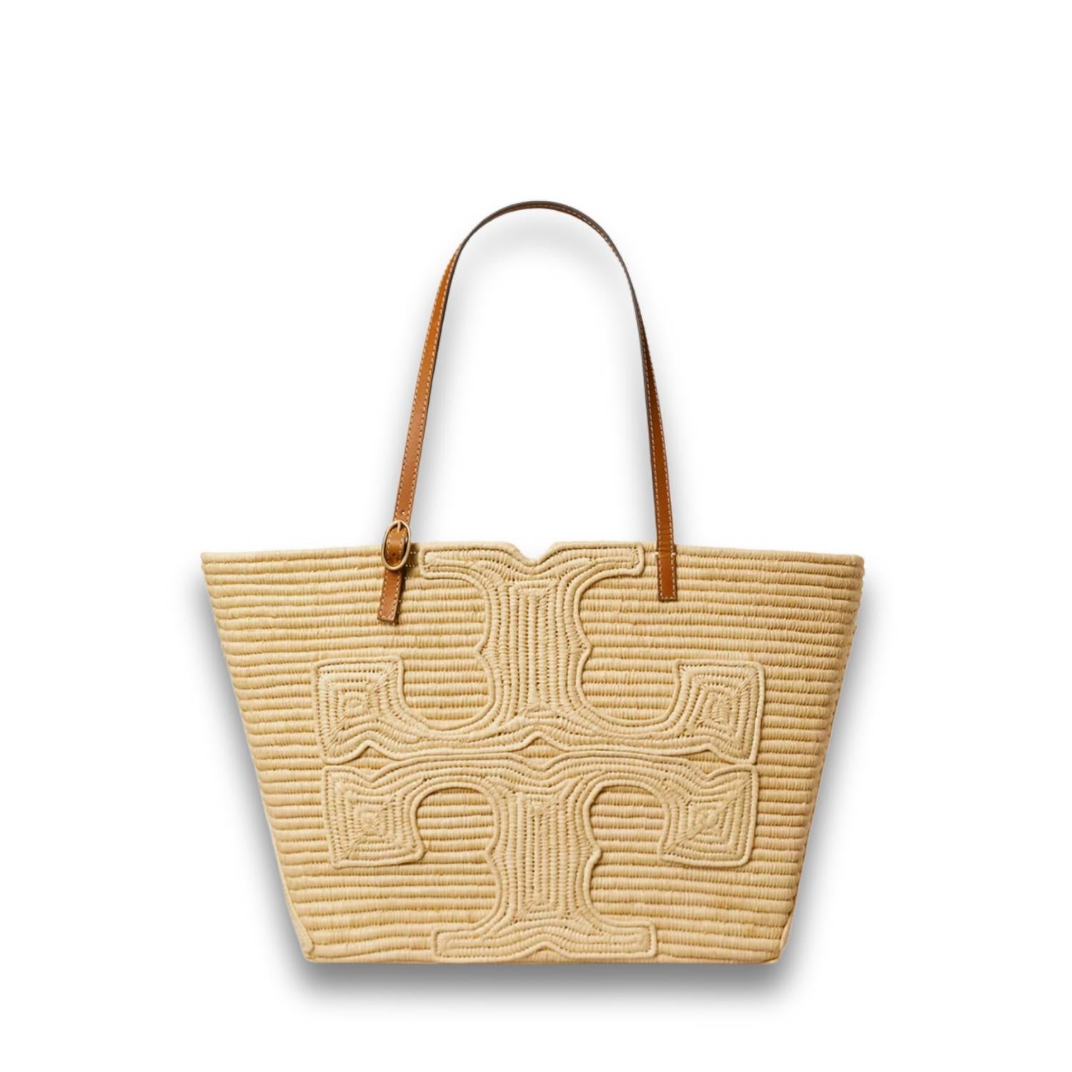 Tory Burch - Large Ella Handwoven Raffia Tote