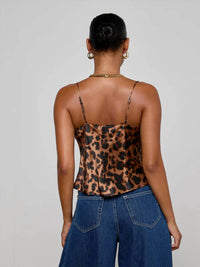 L'Agence - Calista Cowl Neck Cami Top
