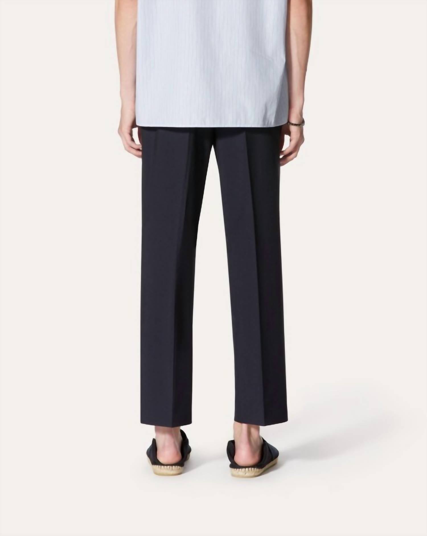 Valentino - Valentino Embroidered Straight-leg Trousers