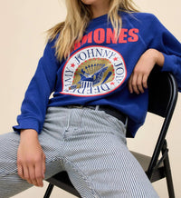 Daydreamer - Ramones Gold Seal Reverse Raglan Sweatshirt