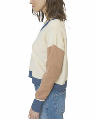 Central Park West - Myra Color Blocked Vneck Sweater