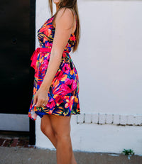 Joy Joy - Spagetti Strape Flounce Hem Dress