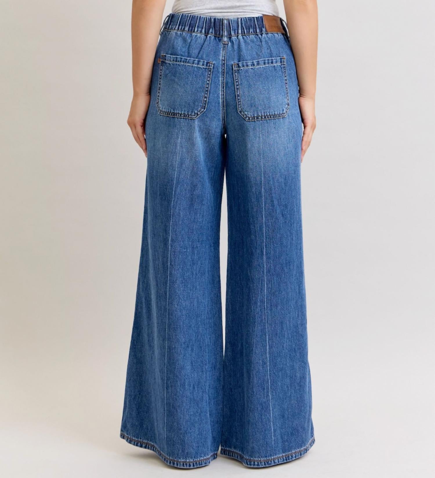 Judy Blue - Palazzo Featherweight Jeans