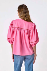 Crosby By Mollie Burch - Figgy Balloon Sleeve Top