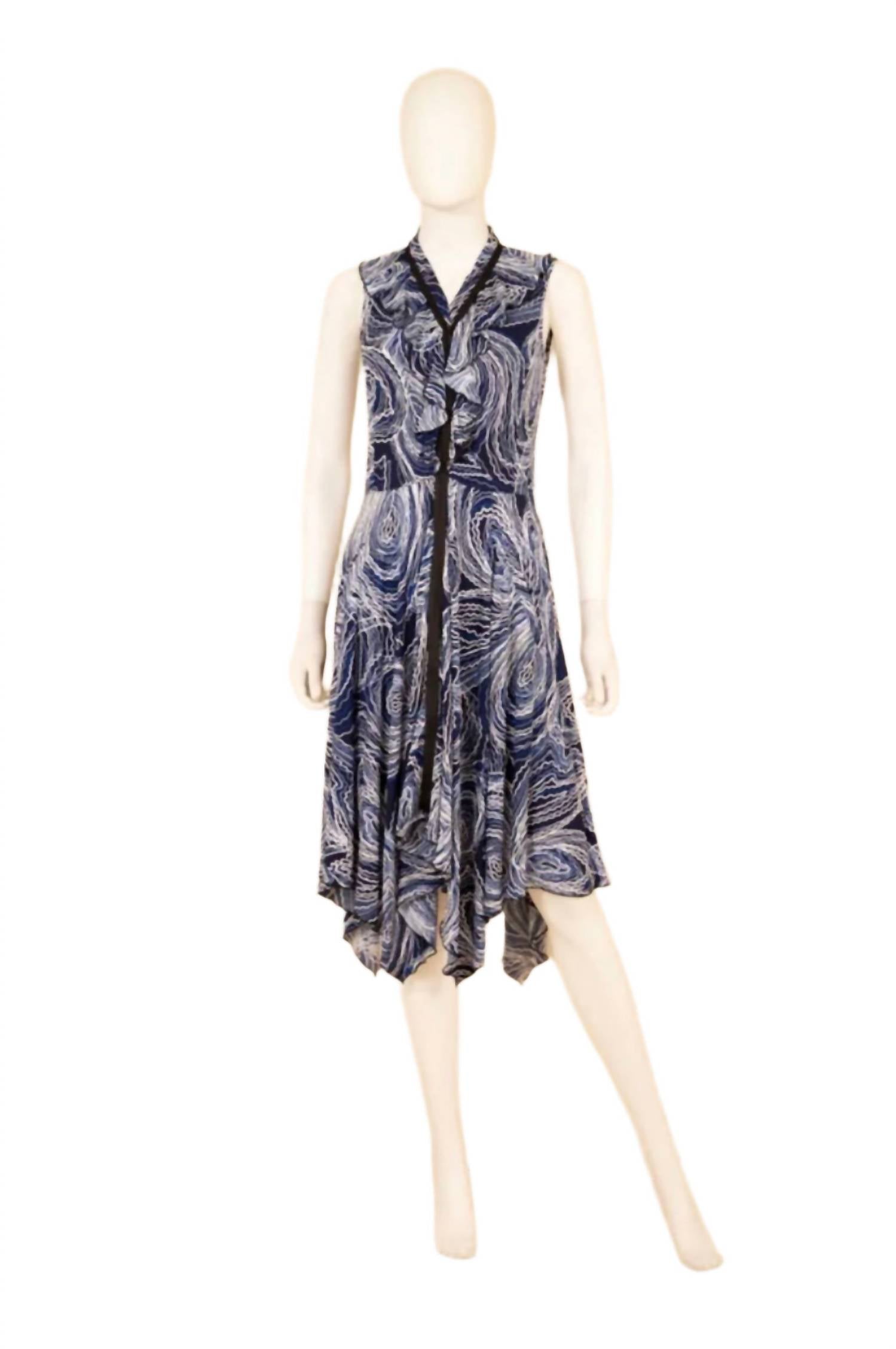 Samuel Dong - Knit Jersey Zip Dress