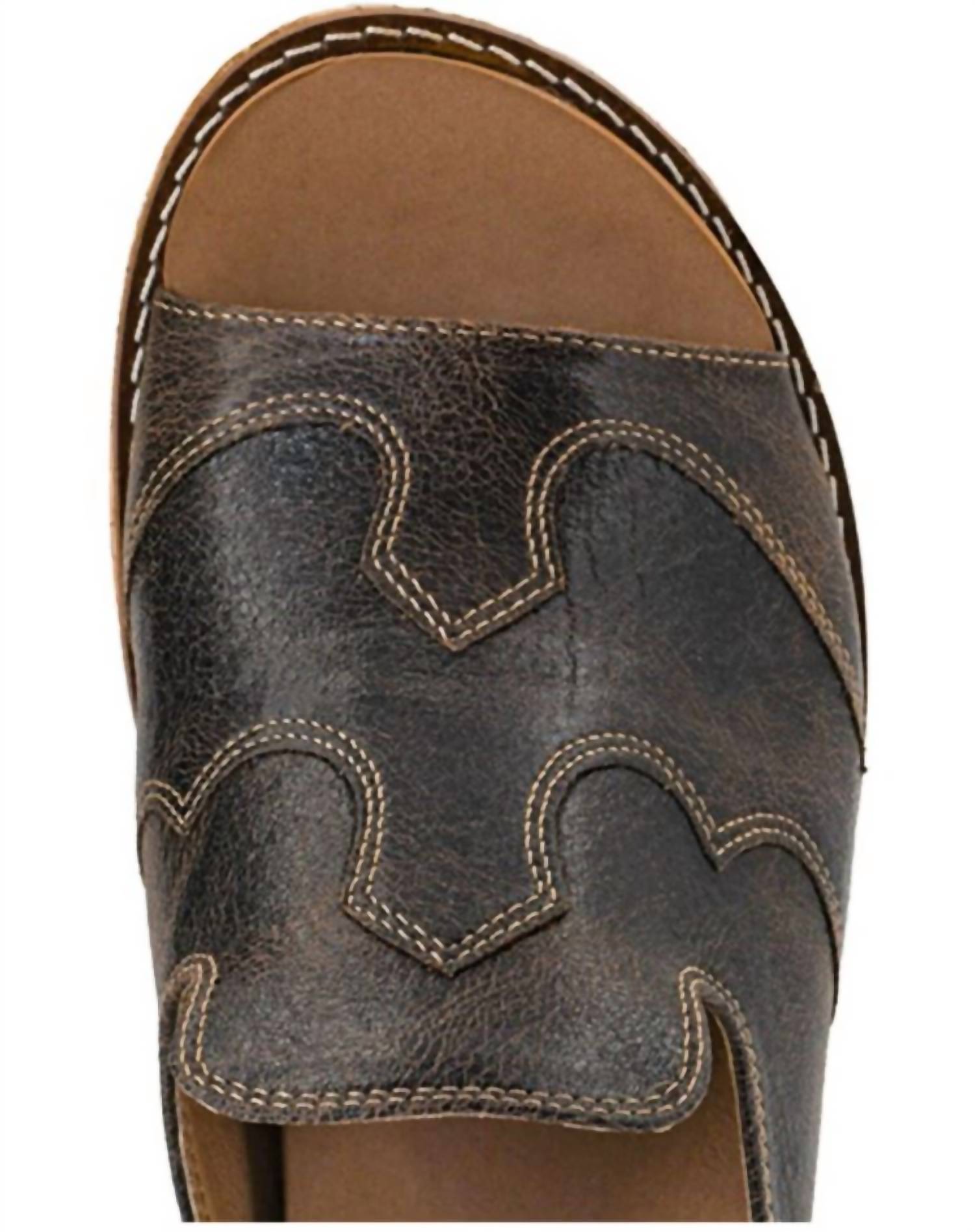 Corkys Footwear Women's Neon Moon Crinkle Sandals in espresso - women's sandal - view 4