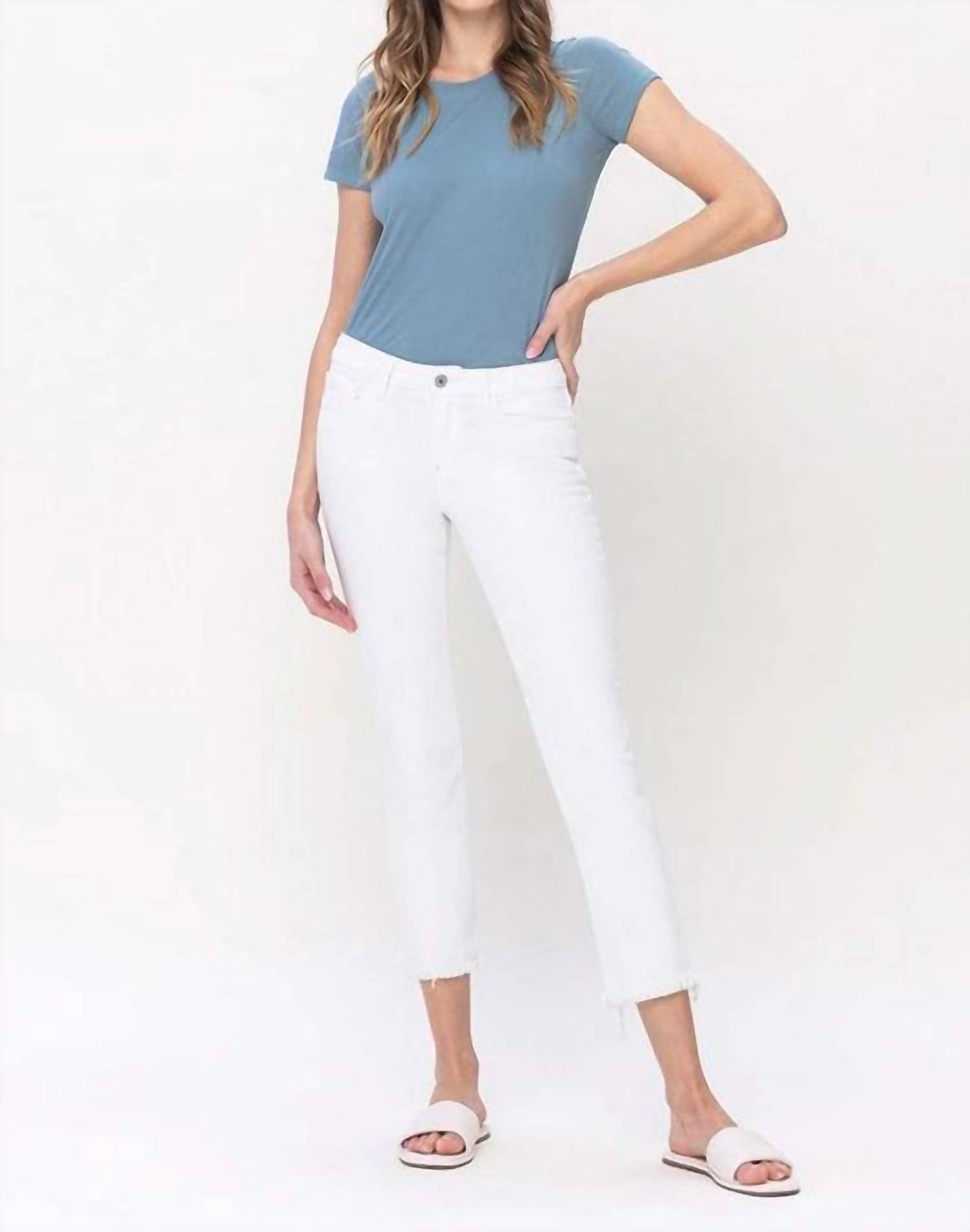 Flying Monkey - Heller Mid Rise Straight Jeans