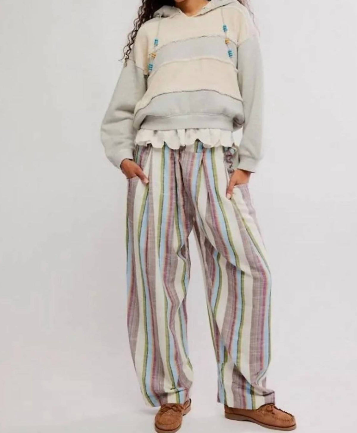 Free People - Chambers Laid Back Stripe Pants