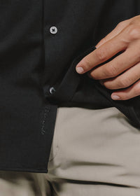 7Diamonds Girona Long Sleeve Shirt in black - men's shirt - view 4