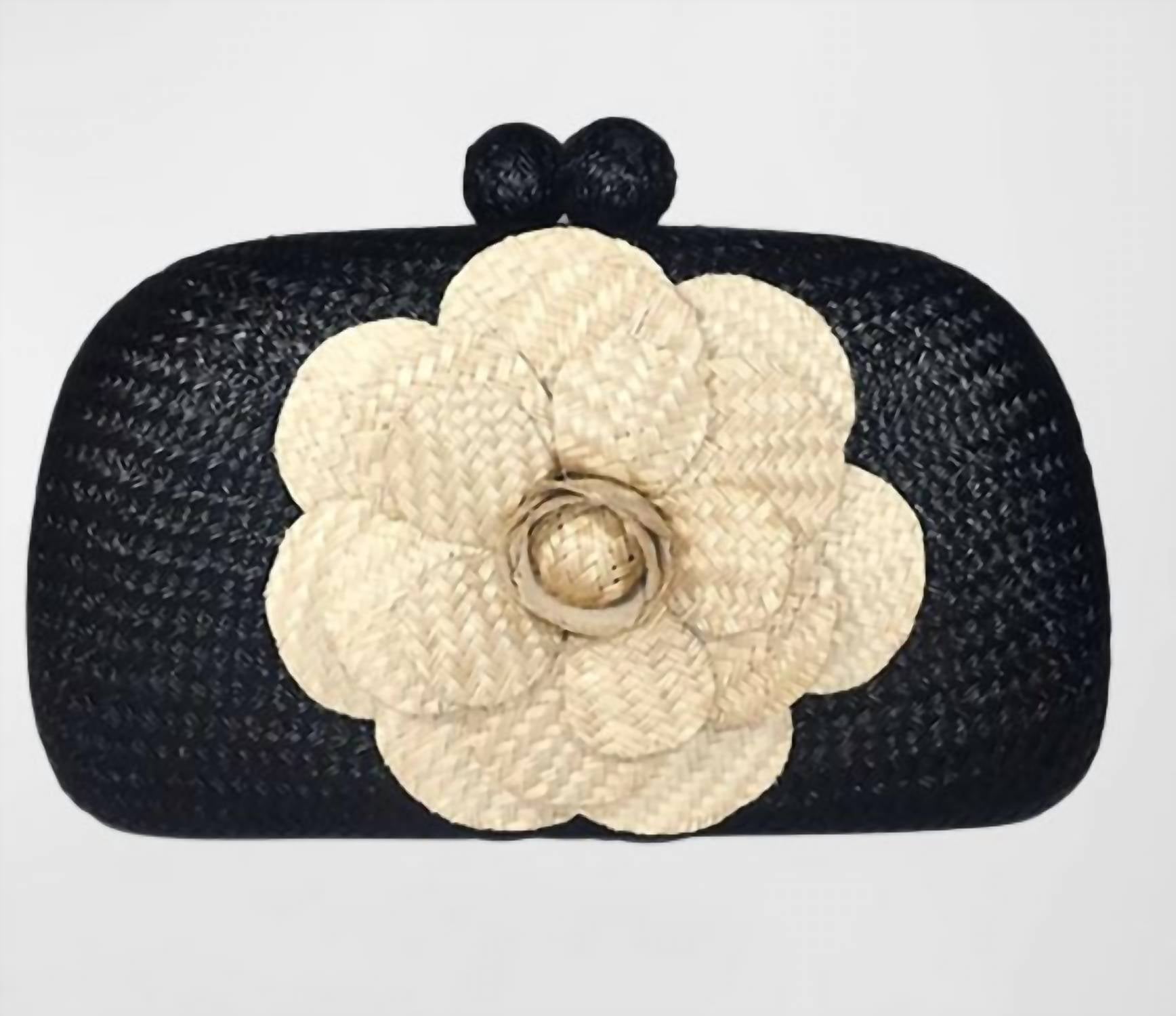 Serpui - Women's Mia Flower Bun Clutch Bag