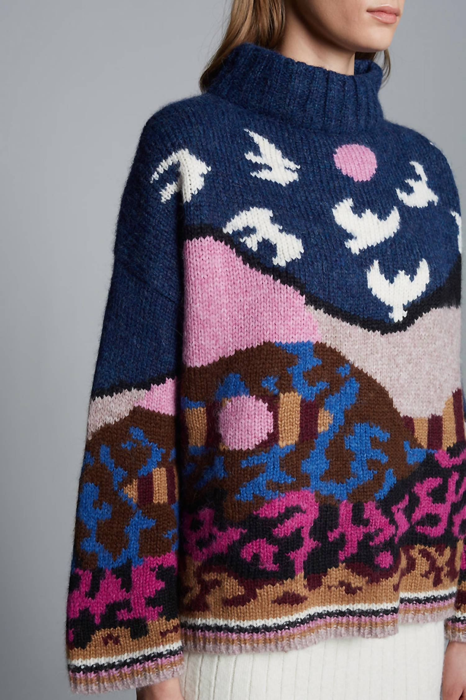 Eleven Six - Caroline Mock Neck Sweater