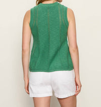 Sanctuary - Easy Pointelle Shell Top