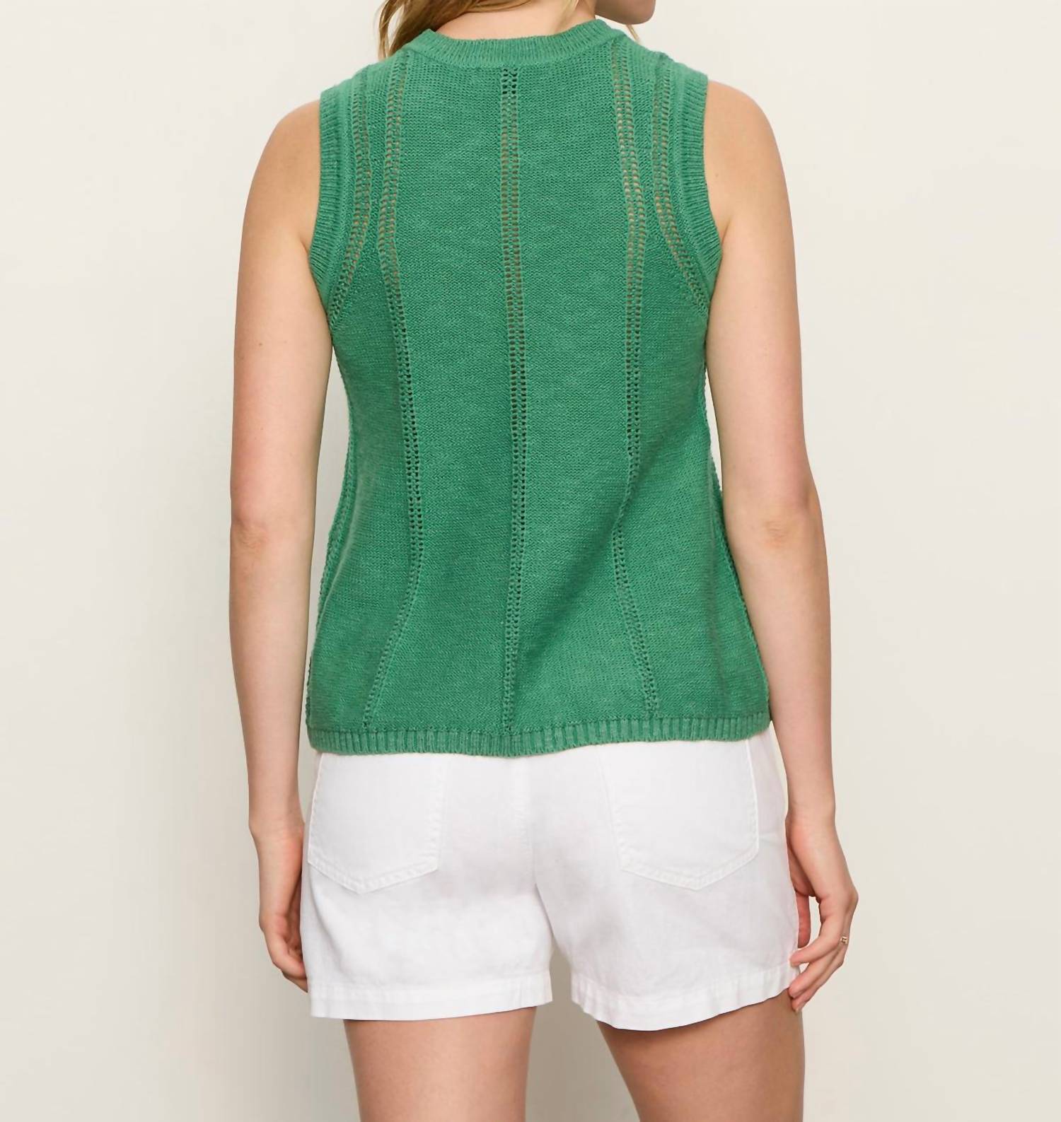 Sanctuary - Easy Pointelle Shell Top