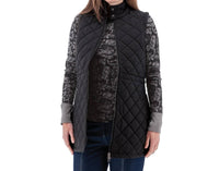 Aventura Flurry Quilted Vest in black - women's jacket