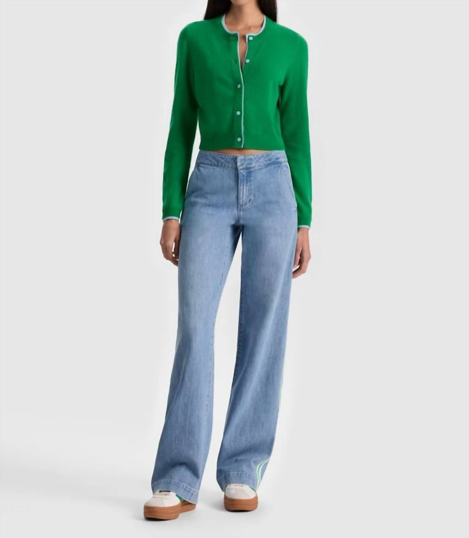Alice + Olivia - Dollie Long Sleeve Cardigan