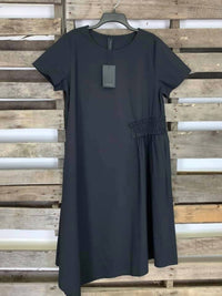 Amma By Kedem Sasson - Short Sleeve Solid Midi Dress