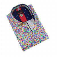 Eight X - Rainbow Confetti Short Sleeve Shirt