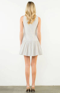 Thml - Sleeveless Stripe Button Dress