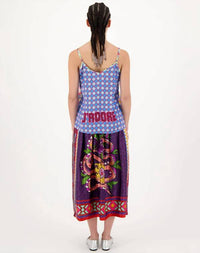 Me369 Angelique V-NECK Camisole in twisted love - women's shirt - detail view