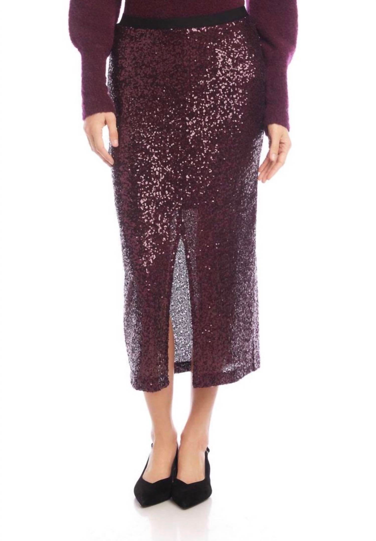 Karen Kane - Sequin Midi Skirt