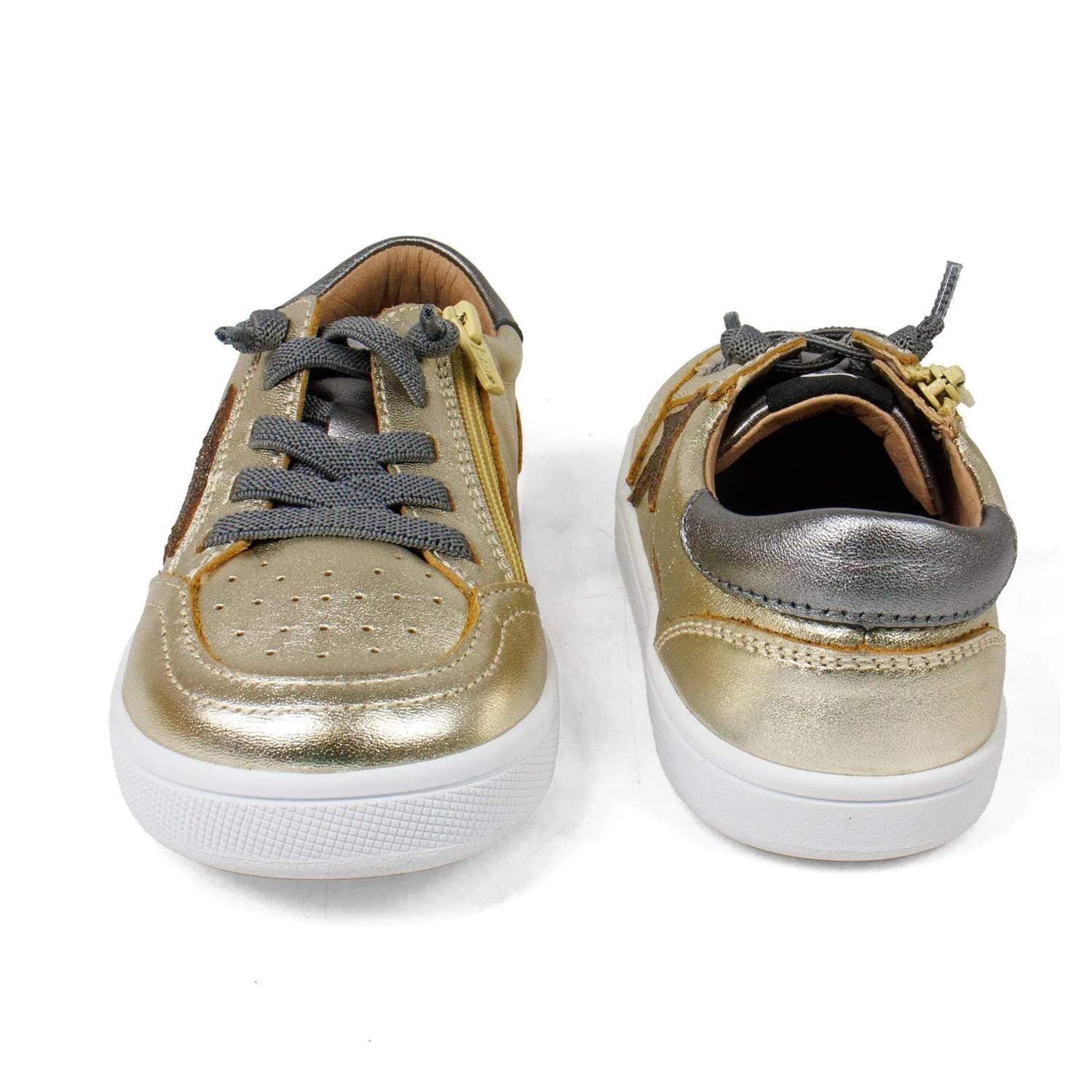Oldsoles - Girl's Platinum Runner Low Top Sneaker