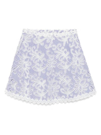 Waimari - Cecil Embroidered Eyelet Mini Skirt