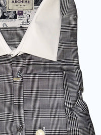 TED BAKER Women's Archieve Pow Check Shirt in black - women's shirt - alternate view
