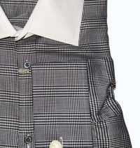 TED BAKER Women's Archieve Pow Check Shirt in black - women's shirt - detail view