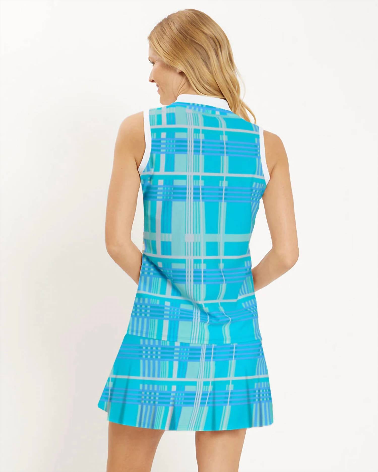 JUDE CONNALLY Maryanne Dress in spa blue - women's dress - detail view